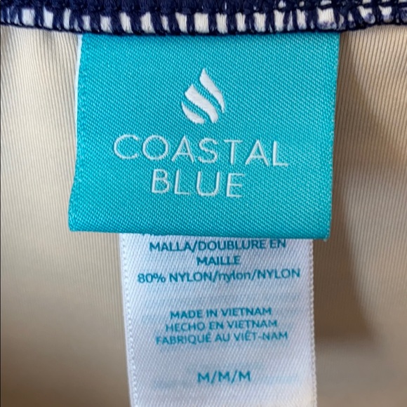 Coastal Blue Swimsuit One Piece Size Medium - Picture 7 of 10